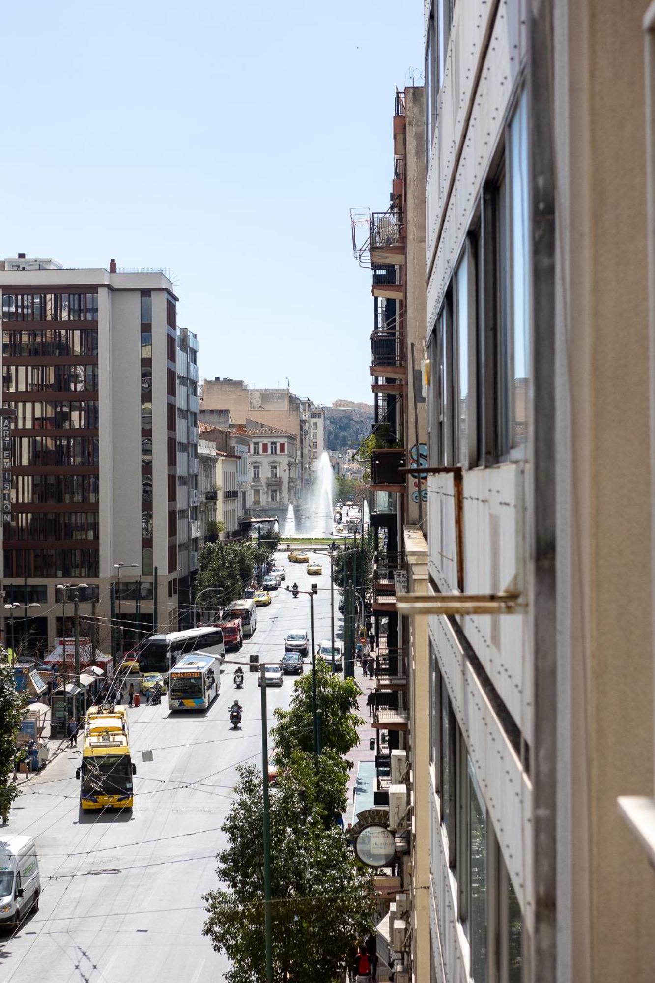 Acropolis View 4-Bd Central Apartment Athens Luaran gambar