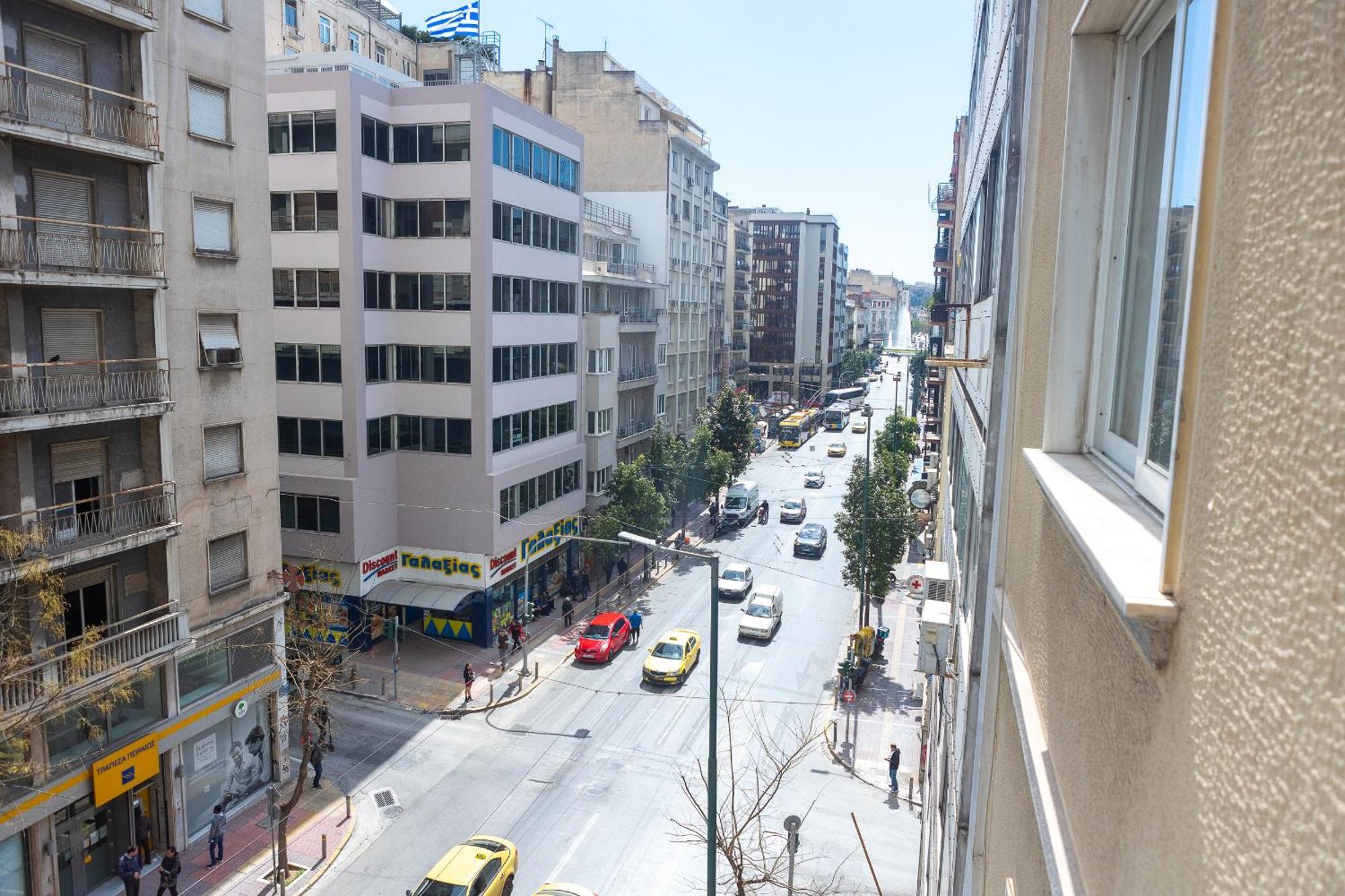 Acropolis View 4-Bd Central Apartment Athens Luaran gambar